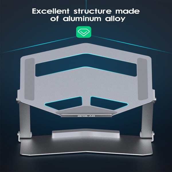 (ABC)(Prohibited Product on Amazon)Laptop Stand with USB Ports, Adjustable Laptop Rise Notebook Holder Stand Ergonomic Aluminum Laptop Stand for MacBook ,Notebook, Computer and More Type-C Device, Por-10