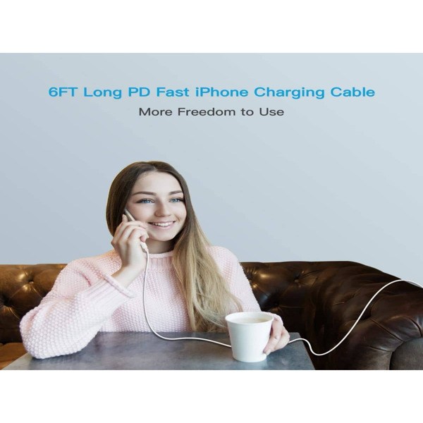 USB C To Lightning Cable Apple MFi Certified 3Pack 6FT IPhone Fast Charger Power Delivery Type Charging Cord Compatible With 15 14 13 Pro Max 12 11 XS XR X 8 IPad [Do not ship on weekends]-14