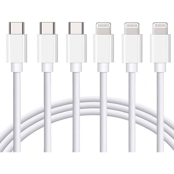 USB C To Lightning Cable Apple MFi Certified 3Pack 6FT IPhone Fast Charger Power Delivery Type Charging Cord Compatible With 15 14 13 Pro Max 12 11 XS XR X 8 IPad [Do not ship on weekends]-8