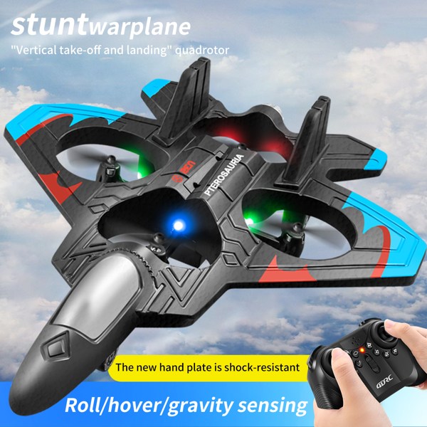 4DRC V32 RC Plane, Foam Remote Control Airplane with Light, 2 Batteries,6-axis Gyro Stabilize Systems RC Fighter Jet Plane Toys .Logistics is randomly sent by EVRI/ROYAL MAIL/DPD.-10