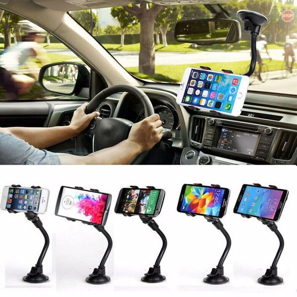 360° Car Windshield Mount Cradle Suction Cup Holder for Cell Phone GPS(tk/temu self-pickup orders)-24