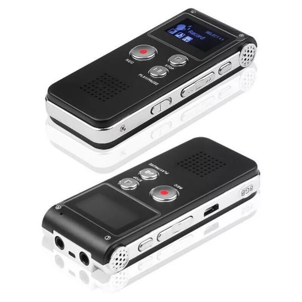Digital Voice Recorder Dictaphone Audio Sound Recorder Mini Small Spy Lecture-17