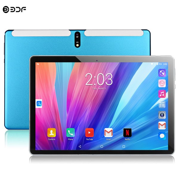 Tabletas de 10,1 pulgadas, 4GB + 64GB, Android 10, Octa Core, red 4G LTE, tarjetas SIM duales, Wifi, Bluetooth, GPS, AI, velocidad-12