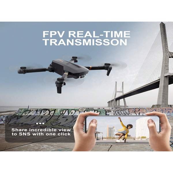 4DRC V4 Foldable Mini Drone with Camera - 1080P HD Drone ,3 Batteries,Drones for Adults Kids,Logistics is randomly sent by UPS/USPS/UNI/Evri/Royal Mail.-16