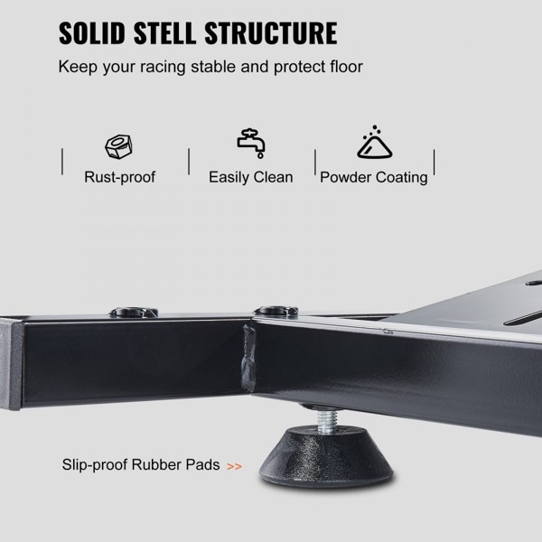 Universal Racing Simulator Steering Wheel Stand, Adjustable for Various Steering Wheels, Enhances Gaming Experience-19