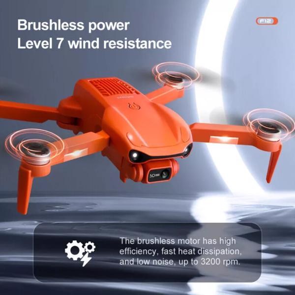 4DRC F12 RC Drone GPS 5G WIFI 6K HD Wide Angle Dual Camera Smart Follow Quadcopter,Professional drones/adult drones, for beginners，Logistics is randomly sent by USPS/FEDEX/UPS/UNI-11