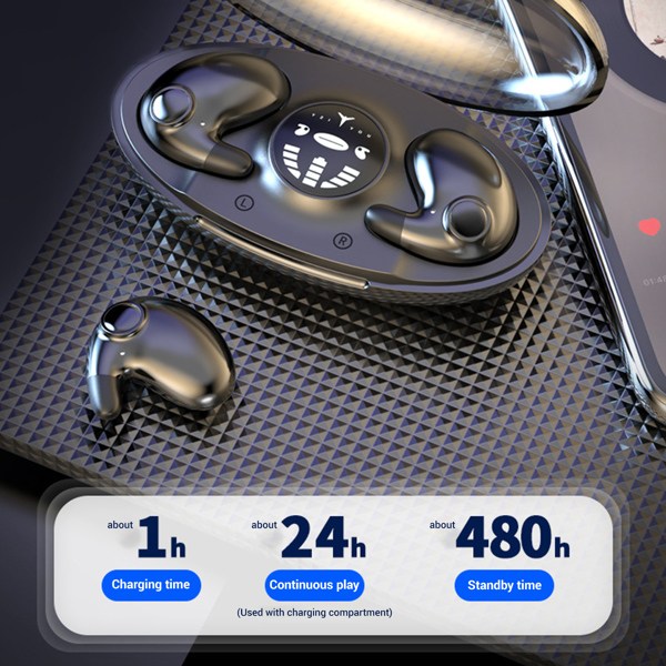Micro Invisibles Audifonos Bluetooth Inalambricos Para Dormir Ducha Auriculares(tk/temu self-pickup orders)-15