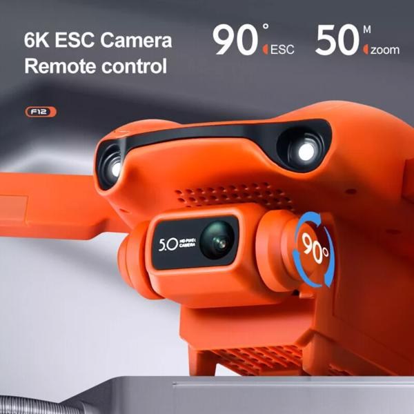 4DRC F12 RC Drone GPS 5G WIFI 6K HD Wide Angle Dual Camera Smart Follow Quadcopter,Professional drones/adult drones, for beginners，Logistics is randomly sent by USPS/FEDEX/UPS/UNI-13