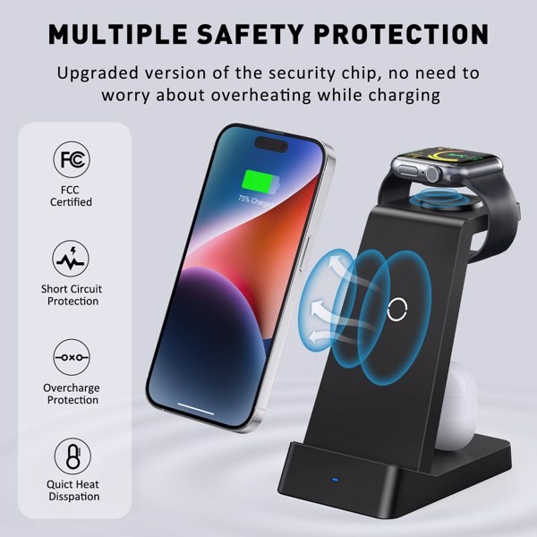 (Amazon prohibits sales)Wireless Charging Station-16
