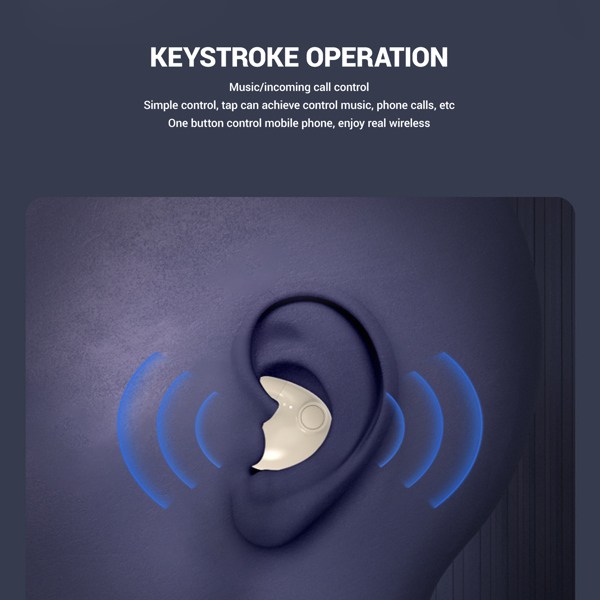 Micro Invisibles Audifonos Bluetooth Inalambricos Para Dormir Ducha Auriculares(tk/temu self-pickup orders)-18