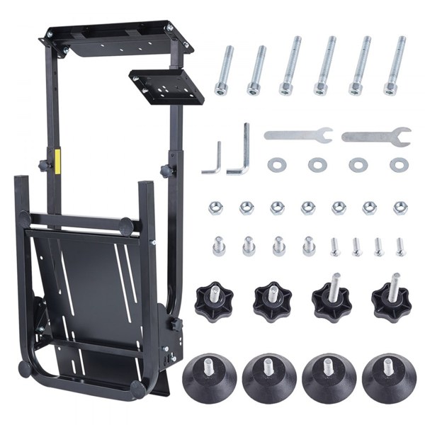 Universal Racing Simulator Steering Wheel Stand, Adjustable for Various Steering Wheels, Enhances Gaming Experience-24