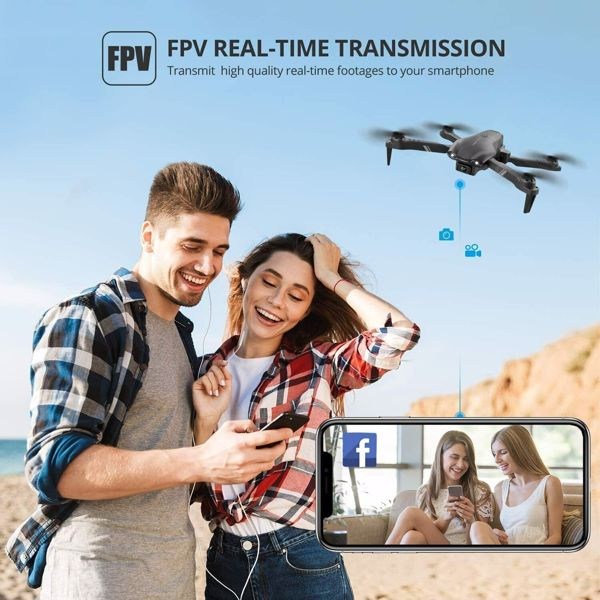 4DRC V13 RC Drone 6K HD Dual Camera WiFi FPV Foldable Quadcopter Camera Drone ,2 Battery.Logistics is randomly sent by UPS/USPS/FEDEX-20