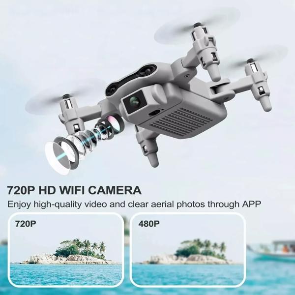 4DRC V9 Mini Drone for Kids Adults 720P HD FPV Camera, Foldable RC Quadcopter for Boys Girls with Altitude Hold, Headless Mode,Logistics is randomly sent by UPS/USPS/FEDEX/Amazon Logistics.-25