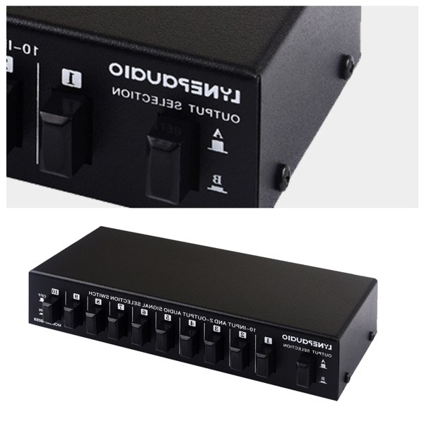 Audio SwitcherAudio Selector 10 IN 2 OUT or 2 IN 10 OUT Lossless SwitchinO2-22