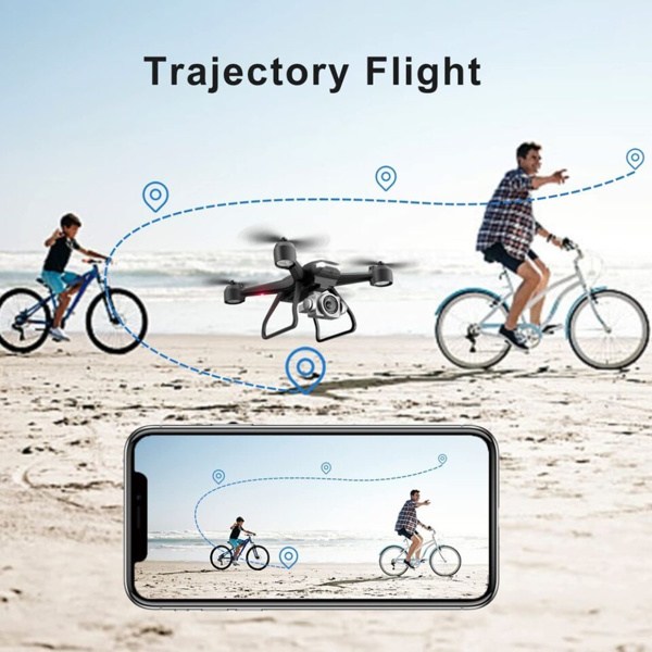 4DRC V14 Professional Drone 6K HD Dual Camera Wifi FPV Portable RC Quadcopter 2 BATTERY,Drones suitable for adults/beginners.Logistics is randomly sent by UPS/UNI/USPS/.-21