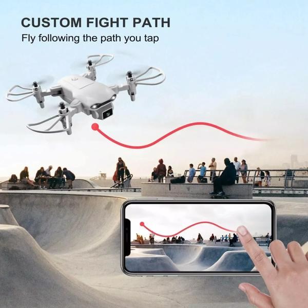 4DRC V9 Mini Drone for Kids Adults 720P HD FPV Camera, Foldable RC Quadcopter for Boys Girls with Altitude Hold, Headless Mode,Logistics is randomly sent by UPS/USPS/FEDEX/Amazon Logistics.-24