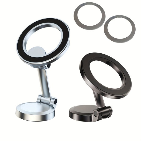 Silver Color Car Mount, Magnetic Phone Holder for Car, Hands Free iPhone Car Holder Mount Dash Phone Mount for Car Fit for iPhone 15 14 13 12 Pro Max Plus Mini Cases(Maybe YunExpress Logistics)-15