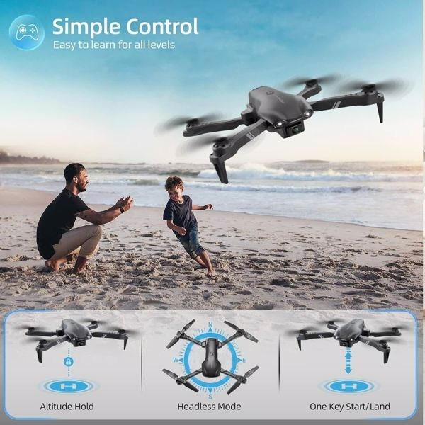 4DRC V13 RC Drone 6K HD Dual Camera WiFi FPV Foldable Quadcopter Camera Drone ,2 Battery.Logistics is randomly sent by UPS/USPS/FEDEX-19