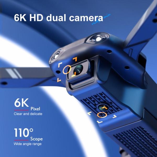 4DRC V13 RC Drone 6K HD Dual Camera WiFi FPV Foldable Quadcopter Camera Drone ,2 Battery.Logistics is randomly sent by UPS/USPS/FEDEX-13