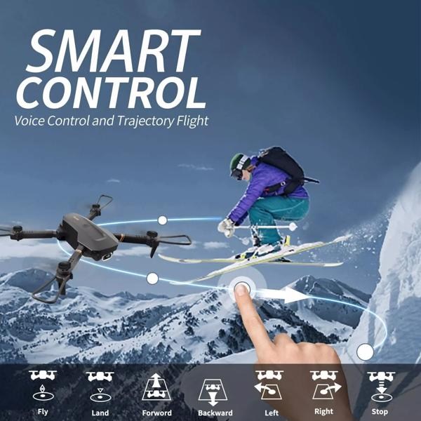 4DRC V4 Foldable Mini Drone with Camera - 1080P HD Drone ,3 Batteries,Drones for Adults Kids,Logistics is randomly sent by UPS/USPS/UNI/Evri/Royal Mail.-12