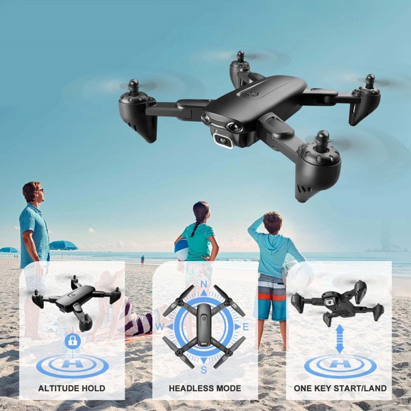 4DRC F6 RC Drone WIF FPV 4K Dual HD Camera Selfie Quadcopter 1 BATTERY US,Drones suitable for adults/beginners.Logistics is randomly sent by UPS/USPS/UNI/SPEEDX/FEDEX.-10